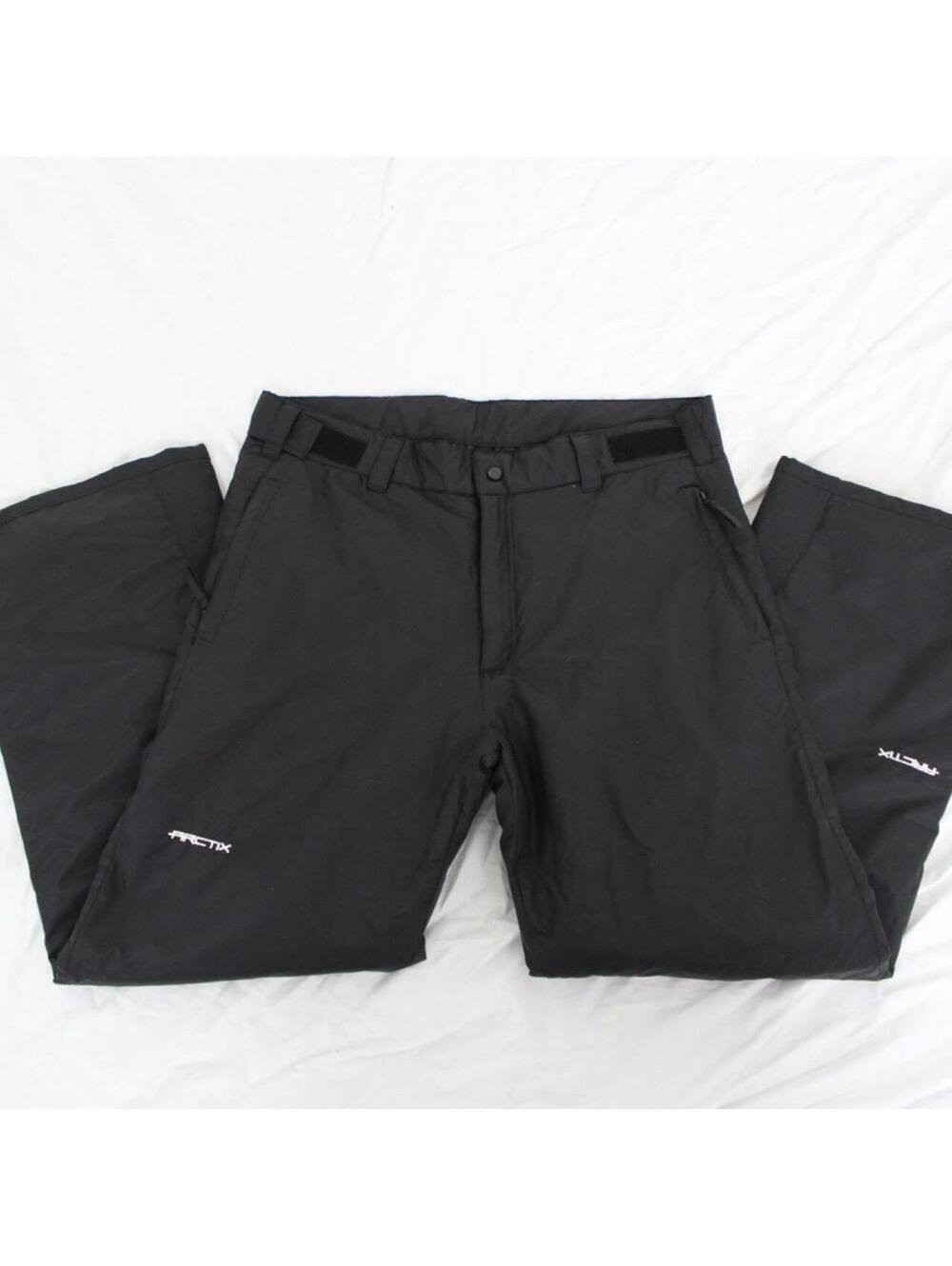 Arctix men’s black insulated ski pants. Size L